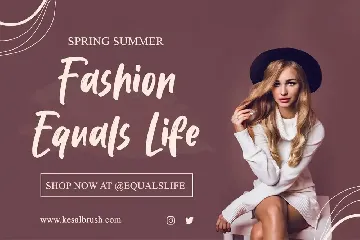 Kesal - Elegant Brush Font