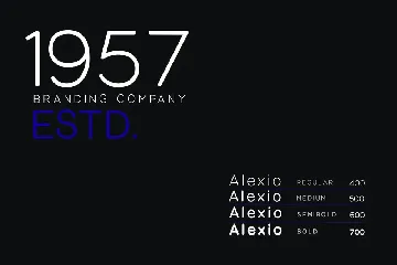 Alexio Ace Display Typeface font