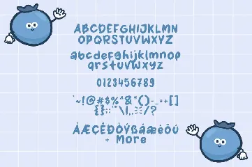 Blueberry Days font