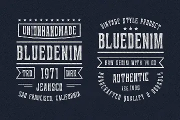 Urbanded - Condensed Urban Vintage font