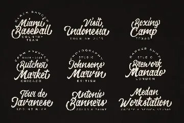 Natural Typeface font