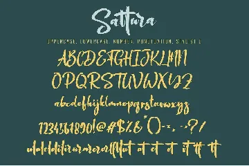 Sattura font