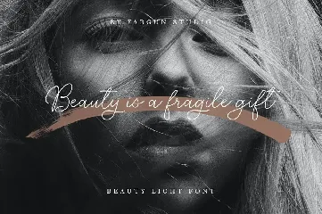 Beauty Light font