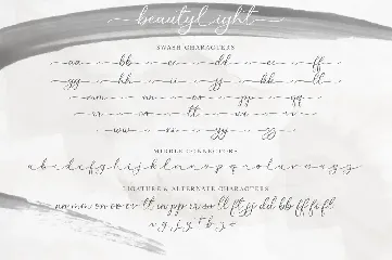 Beauty Light font