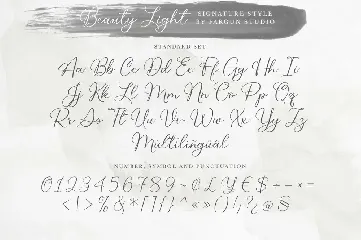 Beauty Light font