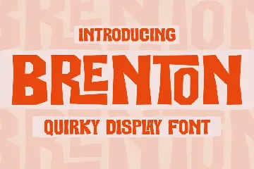 Brenton Quirky Display Font