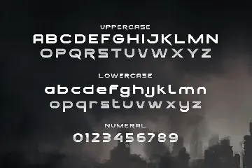 Delta Force - Force Display Font