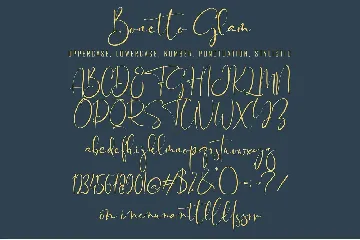 Bonetto Glam font