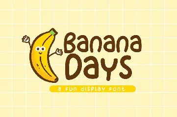 Banana Days font