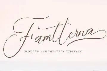 Famtterna font