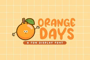 Orange Days font