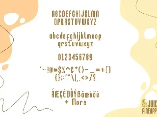 Juice Pineapple font