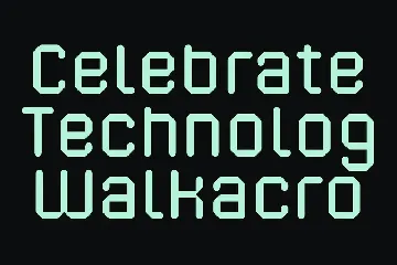 Camcode Techno Decorative Display Font