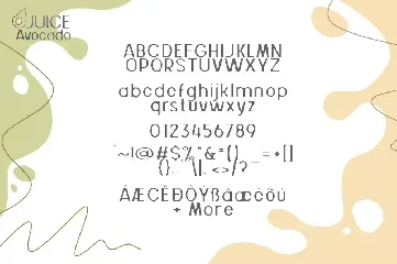 Juice Avocado font