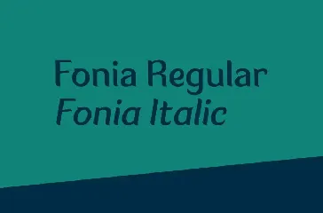 Fonia font