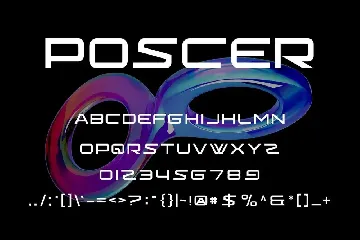 Poscer font