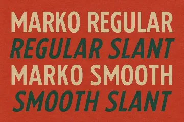 Marko Display Sans font