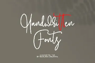 Orchids - Handwritten Font