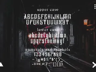 YAMATO- Black Letter Font