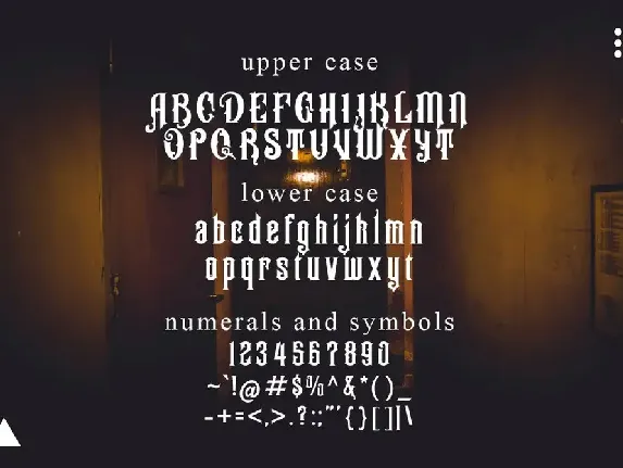 GENESIS - Black Letter Font