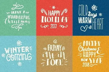 Happy Holiday font