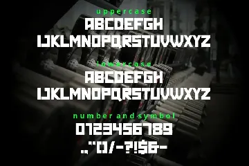 Muscle Font