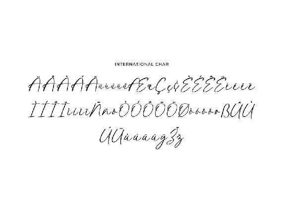 Thunderstone Handwritten Signature Font