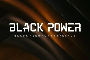 BlackReed font