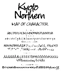 Kyoto Northern font