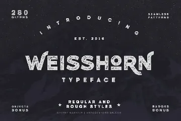 Weisshorn Typeface font