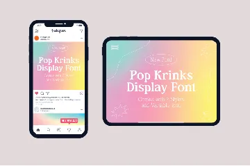 Pop Krinks - Display Serif font