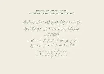 Degradian - Handwritten Fonts