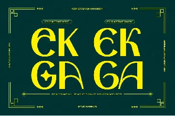 Anomega font