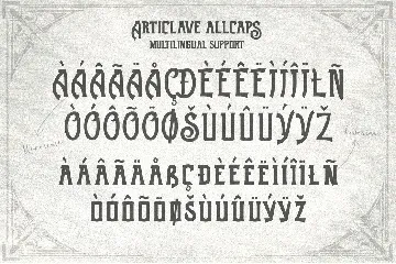 Articlave font