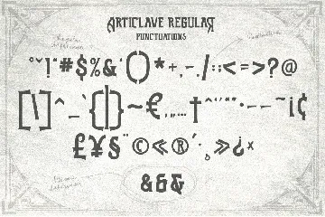 Articlave font