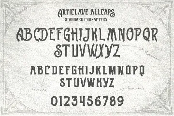 Articlave font