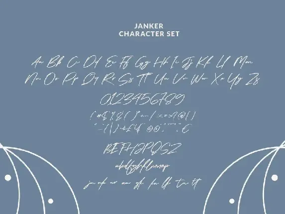 Janker - The Handwritten Fonts