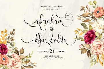 Latisha - New Elegant Modern Script font