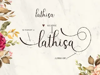 Latisha - New Elegant Modern Script font