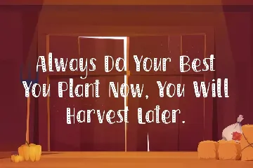 Harvest Time â€“ Sprinkles Font