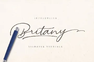 Britany font