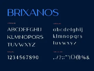 Brixanos Sans Serif Modern Font