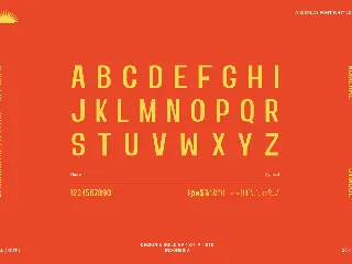 SUNSCY font