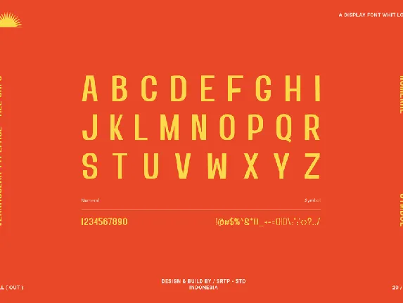 SUNSCY font