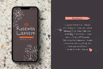 Rosemist Lantern font