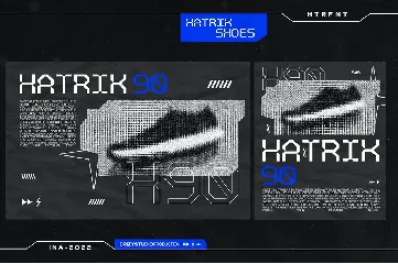 Hatrik - Modern Futuristic Font