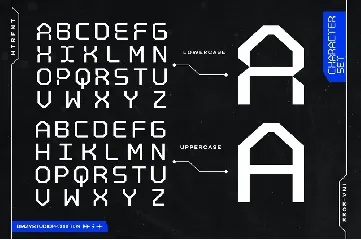 Hatrik - Modern Futuristic Font