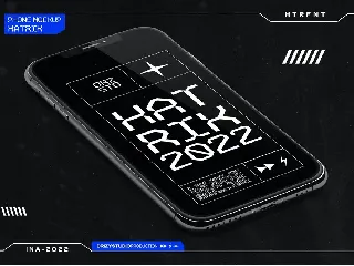 Hatrik - Modern Futuristic Font