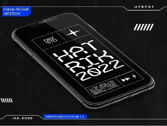 Hatrik - Modern Futuristic Font