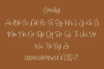 Conelly - Handwritten Font